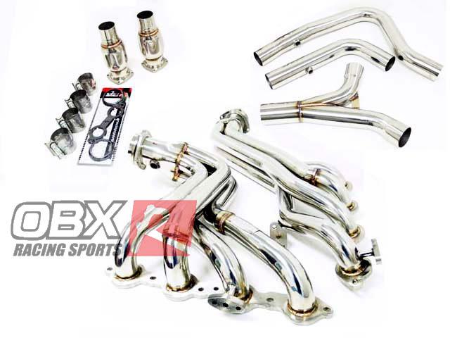 Obx catted exhaust header 00-02 camaro firebird trans-am ls1 f-body 