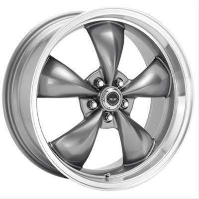 American racing torq-thrust m anthracite wheel 18"x9" 5x4.5" bc 105m8966a