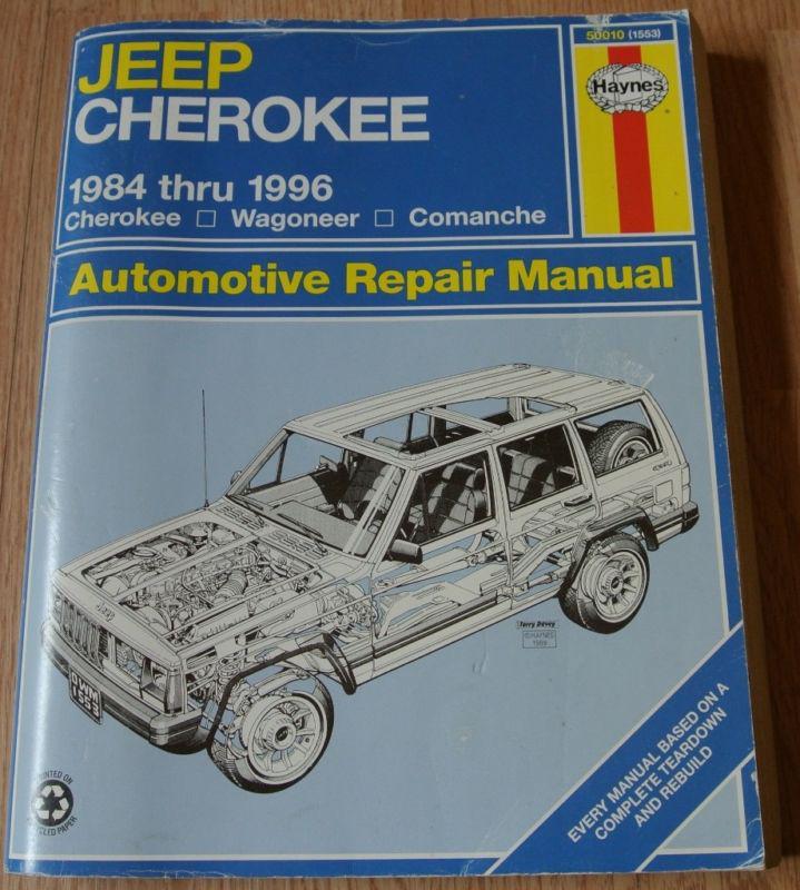 Haynes jeep cherokee wagoneer comanche 1984-1996  auto service repair manual