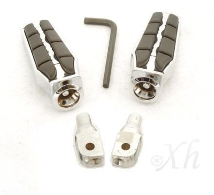 Front billet aluminum foot rest pegs fit 1999-2006 yamaha road star 99-06