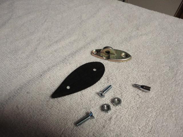 53- 67 corvette side mirror mount kit 1954 1955 1956 1957 1958 1959 60 61 62 63