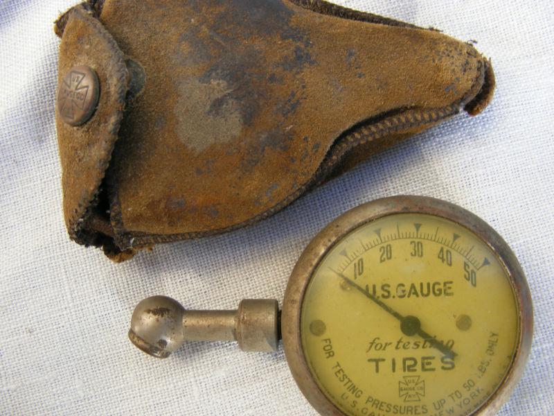  vintage tire gauge for testing tires  us gauge company,1927 50 lb. limit