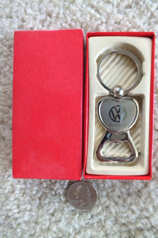 Volkswagon passat key chain & bottle opener in box high quality heavy steel 