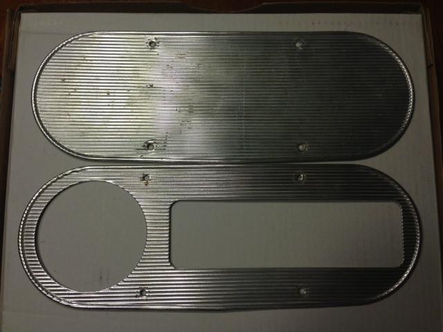 1957 dodge sweptside 100 dash trim bezels truck power wagon panel