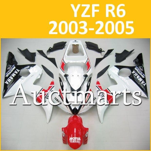 Fit yamaha yzf r6 03 04 05 ( or r6s 06 07 08 09 ) fairing kit bodywork b13 f23