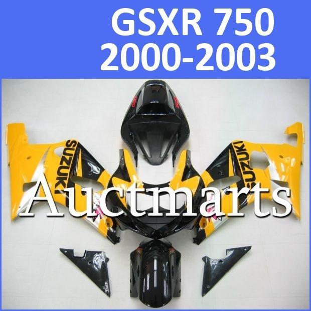 Fit suzuki 00 01 02 03 gsxr 750 gsx-r750 2000 2001 2002 2003 fairing k1 d11 b11