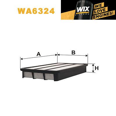 1x wix air filter wa6324 - eqv to fram ca7351