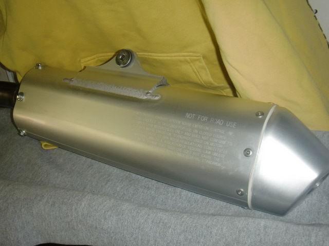 2009-2011 kawasaki kx450f oem muffler takeoff