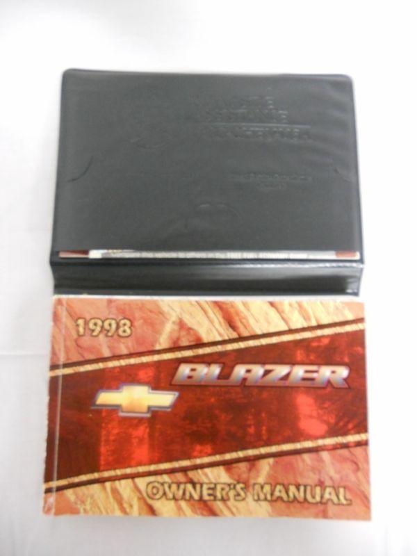 1998 chevrolet blazer owner's manual with oem booklet free shipping