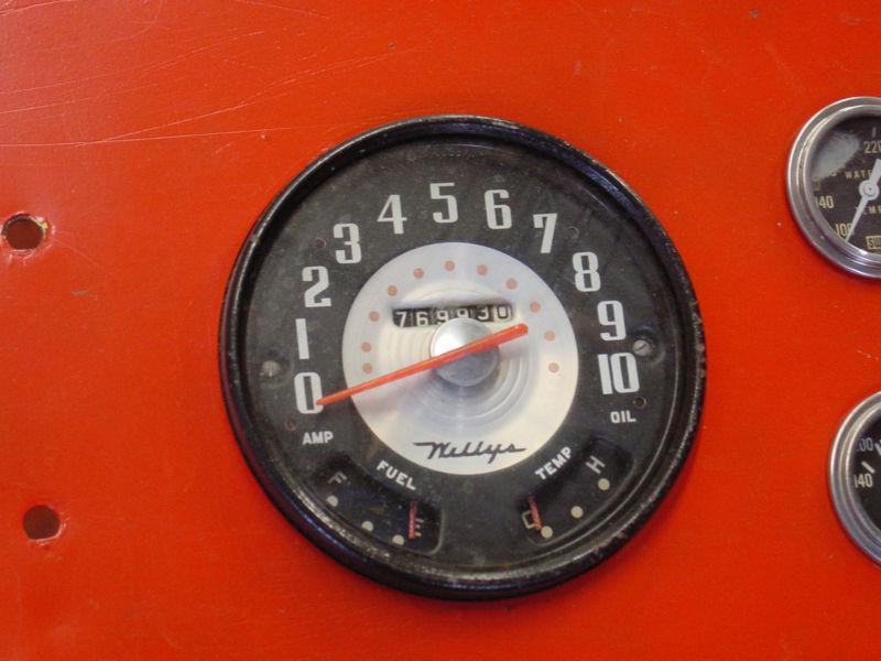 1950's 60's jeep willys speedometer assembly used