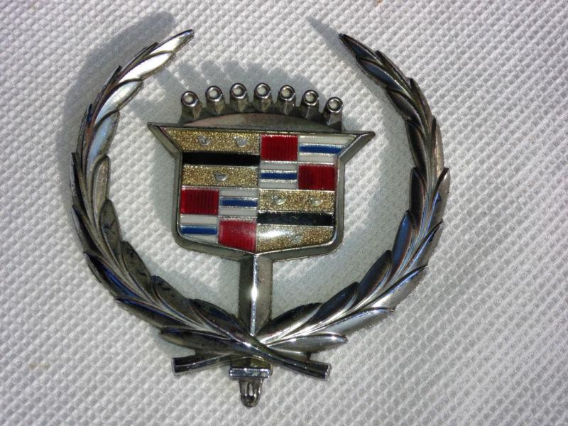 1970's ,cadillac,el dorado,fleetwood,hood,ornament,emblem, used