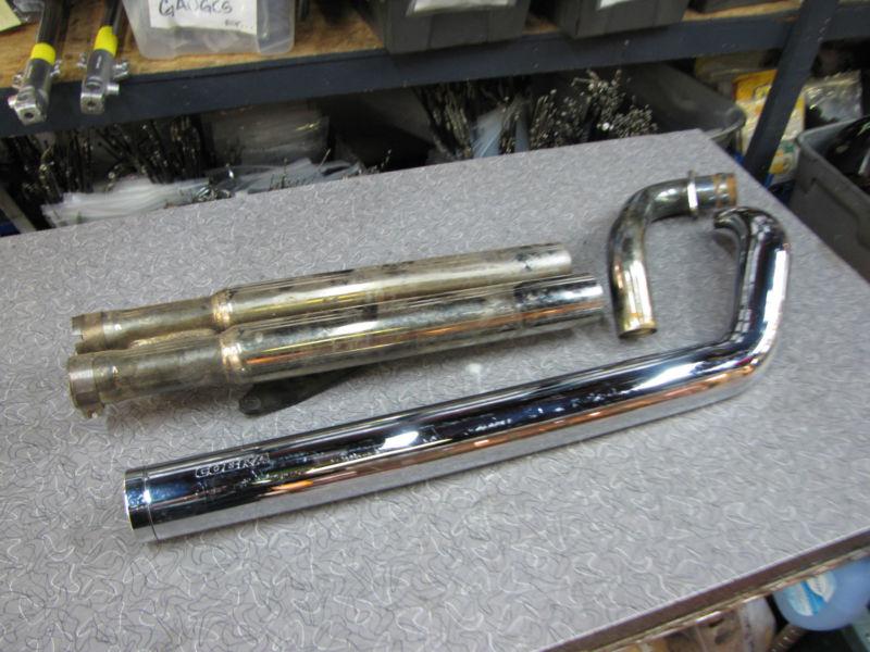 Yamaha xv1100 v star cobra exhaust for parts