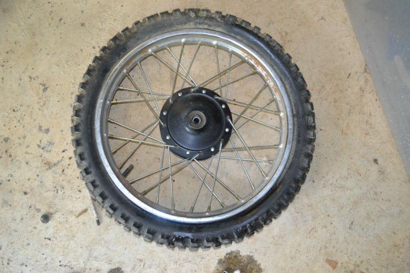 Yamaha pw80 front wheel rim tire 14 pw 80 r 2003 03 04  dirt bike free shipping