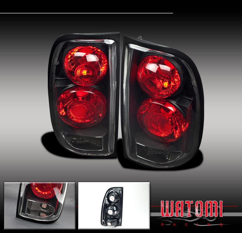 00-06 toyota tundra altezza tail lights jdm black 04 05