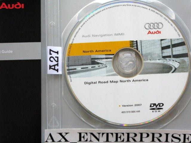 05 06 07 08 audi a6 s6 avant quattro mmi navigation dvd 884 am map release ©2007