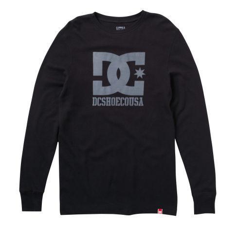 New dc shoes rob dyrdek thermal long sleeve shirt black xlarge