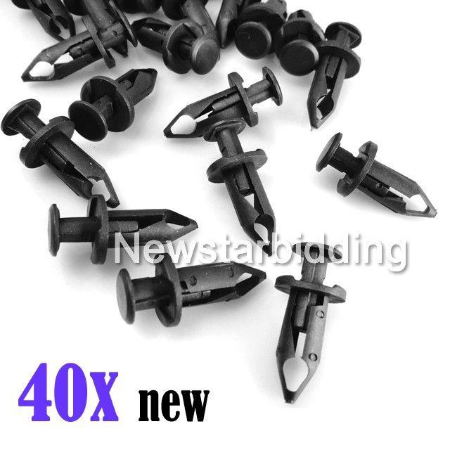 40pcs atv fender clips fit polaris sportsman honda 450r rubicon foreman rancher