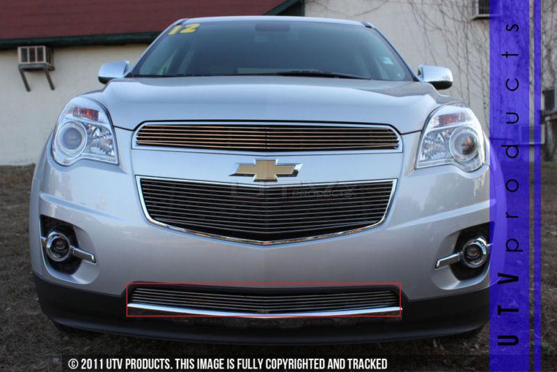 2010 2011 2012 2013 chevy equinox 1pc chrome bumper billet grille kit chevrolet