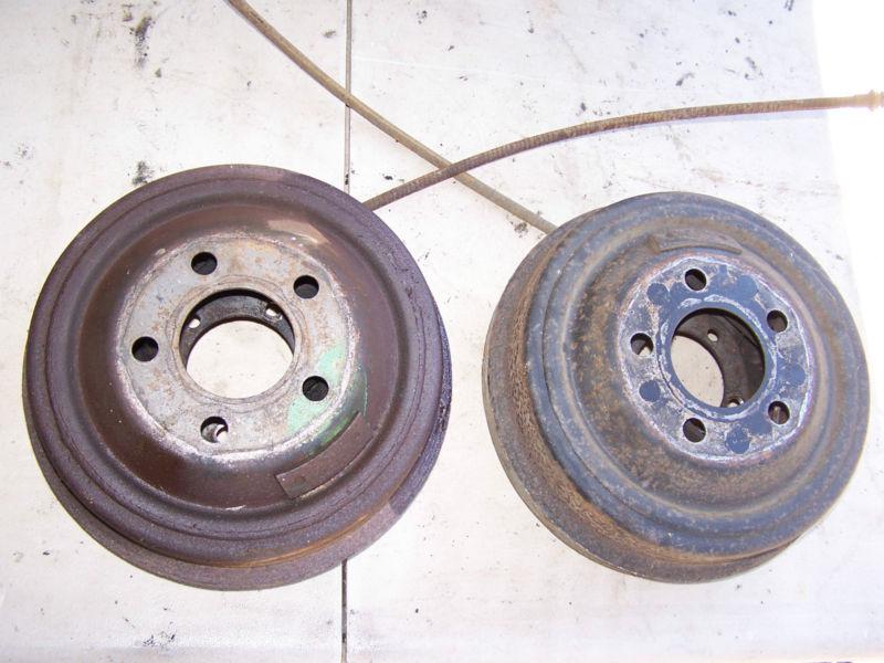 Mopar 72-76 a-body rear brakes + drums + cables 10x2-1/2 dart demon duster scamp