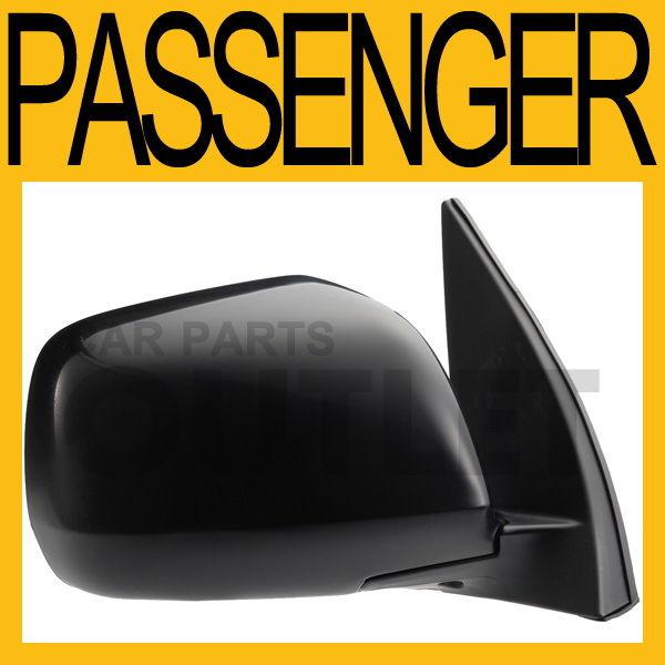 02-06 toyota highlander power heated mirror to1321211 smooth cap manual fold r/h