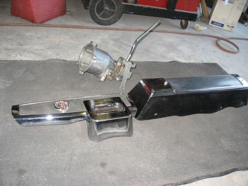 1963 impala ss console shiftier and transmission tail housing price reduced 30%