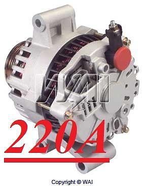 Alternator high output 220 amp 7.3l diesel ford f350 truck 02 03 /excursion