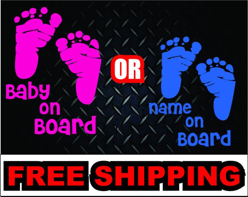 Baby/name on board*vinyl decal sticker  truck car baby mom family 