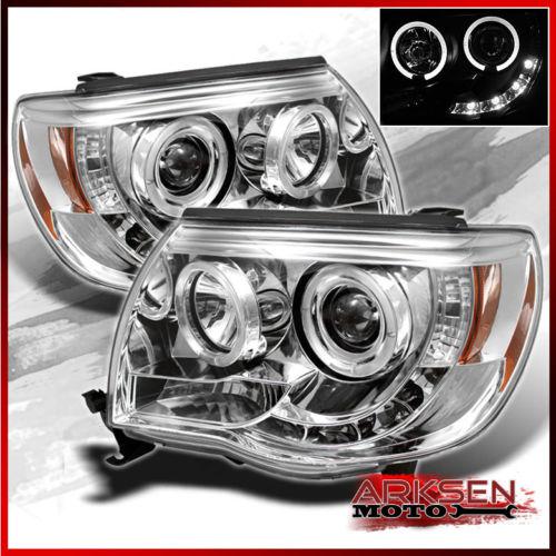 05-11 tacoma halo projector  daytime led headlights lights lamps left+right set