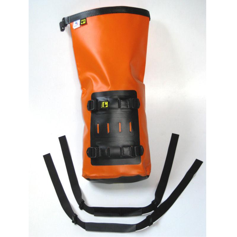 Wolfman luggage small rolie bag orange waterproof new