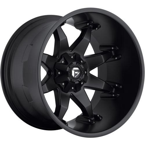 20x12 black fuel octane wheels 8x6.5 -44 lifted hummer h2 dodge ram 2500