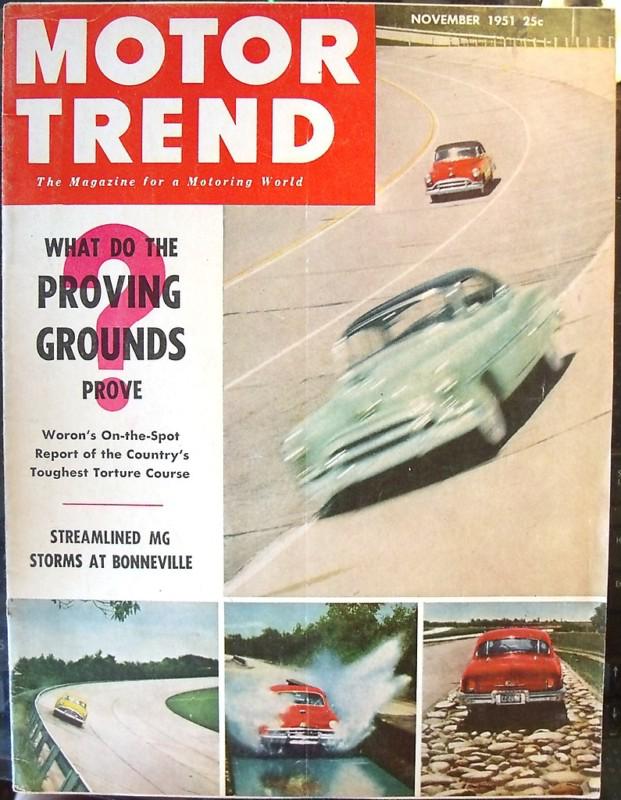 Motor trend november 1951 cadillac series 62   mg td mk ii  stutz' golden age