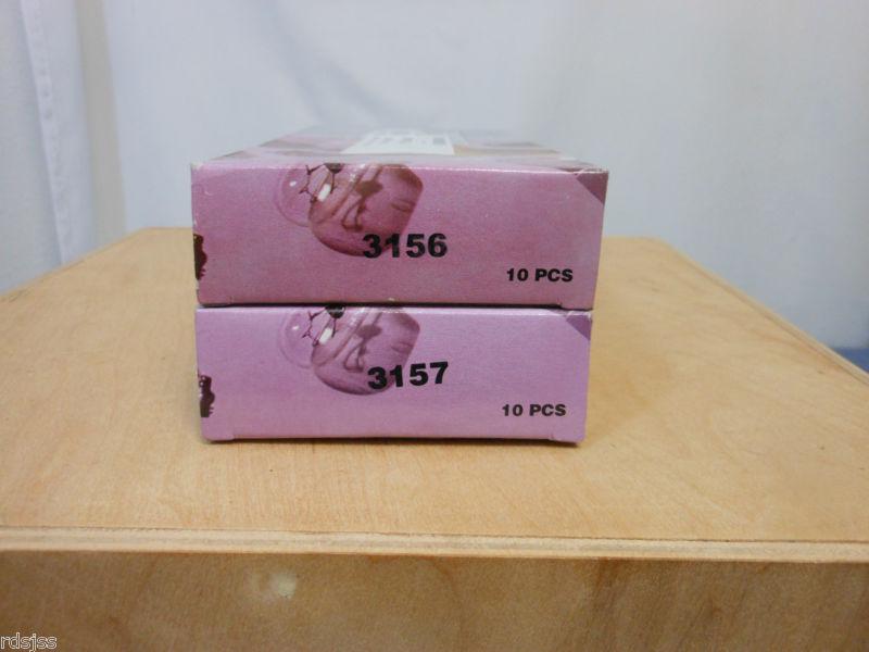 Cec lot of 20 incandescent bulbs new in box 3157 3156 10 bulbs each