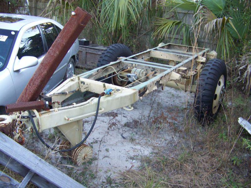 Military trailer frame good condition