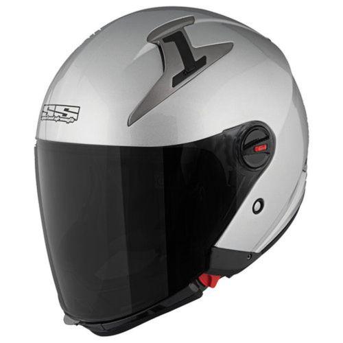 New speed & strength ss2200 solid speed full-face adult helmet, silver, large/lg