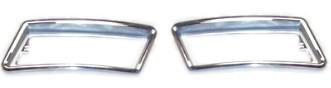 70 mustang front marker light bezels, pair