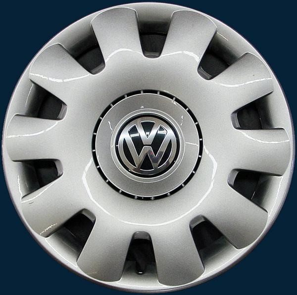 01-11 volkswagen jetta / golf 15" 61538 10 slot hubcap wheel cover 1j0601147pgjw