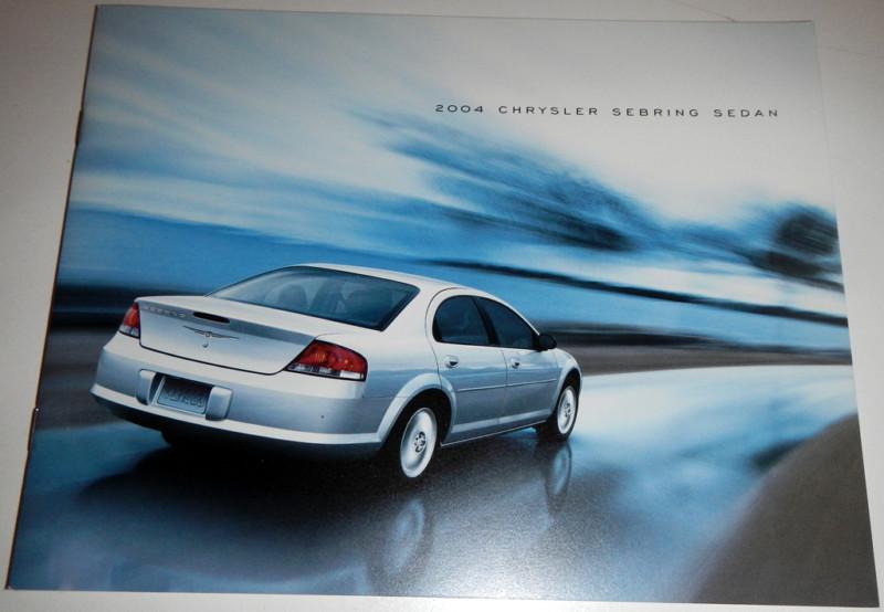 2004 chrysler sebring sedan brochure