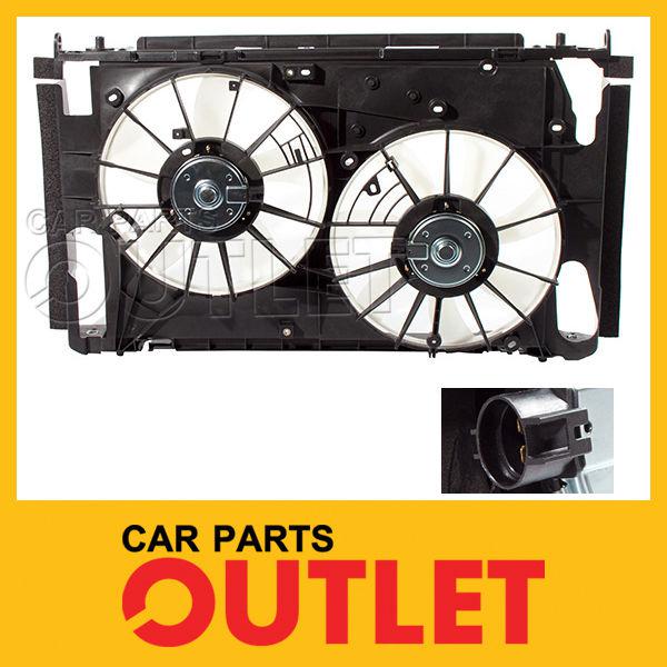 2006-2011 toyota rav4 fan assembly to3117102 radiator a/c condenser motors blade