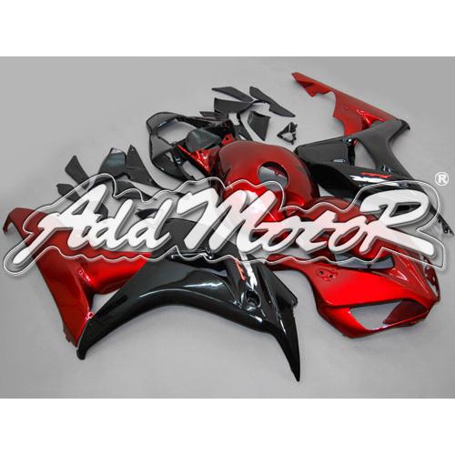 Injection molded fit fireblade cbr1000rr 06 07 red black fairing 16n62