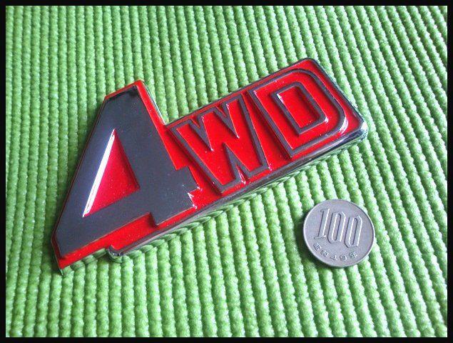 A201 4wd 3d decal emblem sticker 4x4 