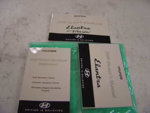 00 elantra owners manual tiburon 00  1290