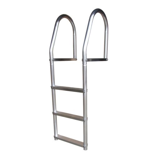 Dock edge fixed eco weld free aluminum 3-step dock ladder 2073-f