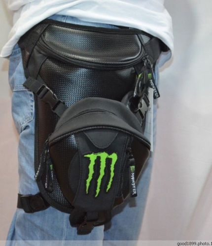 New motorcycle street bike motorbike bag thigh pocket bag  black