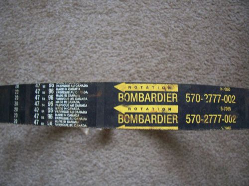 Bombardier oem belt, 570-2777-002, free shipping!!! snowmobile, clutch, drive