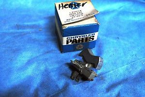 Nos mopar 1969-70 plymouth dodge chrysler rear blower switch 2864440