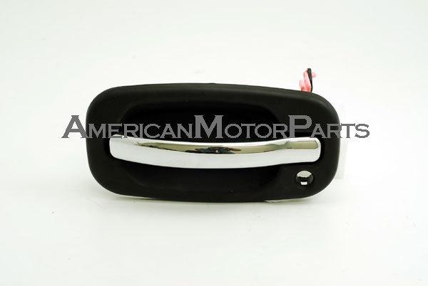 Driver replacement outside front smooth black door handle cadillac chevy gmc