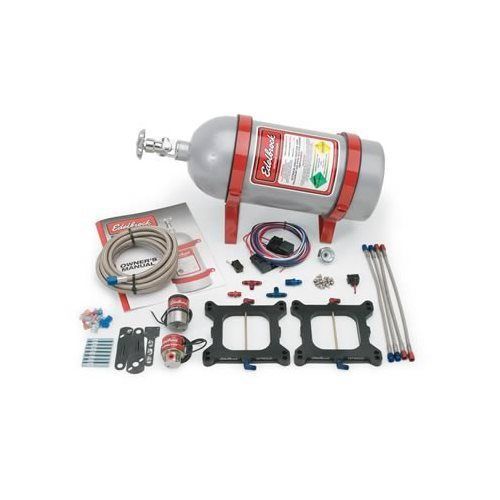 Edelbrock performer rpm single-stage nitrous system wet 250 hp max 10 lb bottle