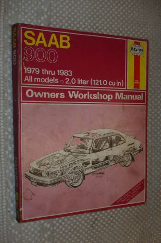 1979-1983 saab 900 service manual shop book haynes repair 1980 1981 1982