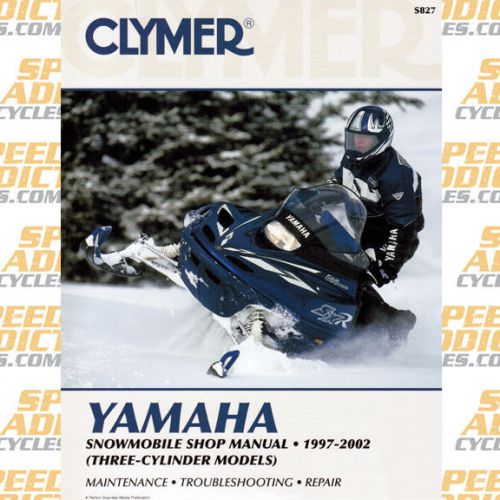 Clymer s827 service shop repair manual yamaha snowmobile 97-02