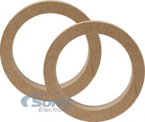 New! audiopipe ring-3.5r universal 3.5&#034; mdf speaker rings